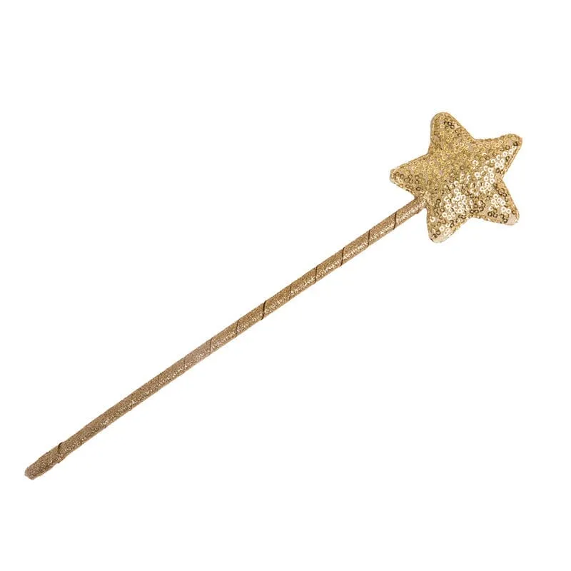 Great Pretenders Gracious Gold Sequins Skirt, Wings & Wand Set